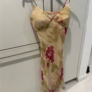 Floral Spaghetti Strap Dress